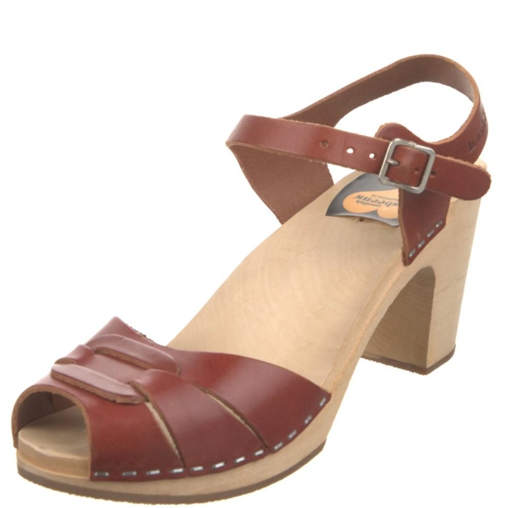 Swedish HASBEENS leather sandals sz 40